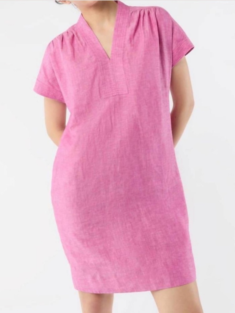 Ann Mashburn small pink linen Libby dress